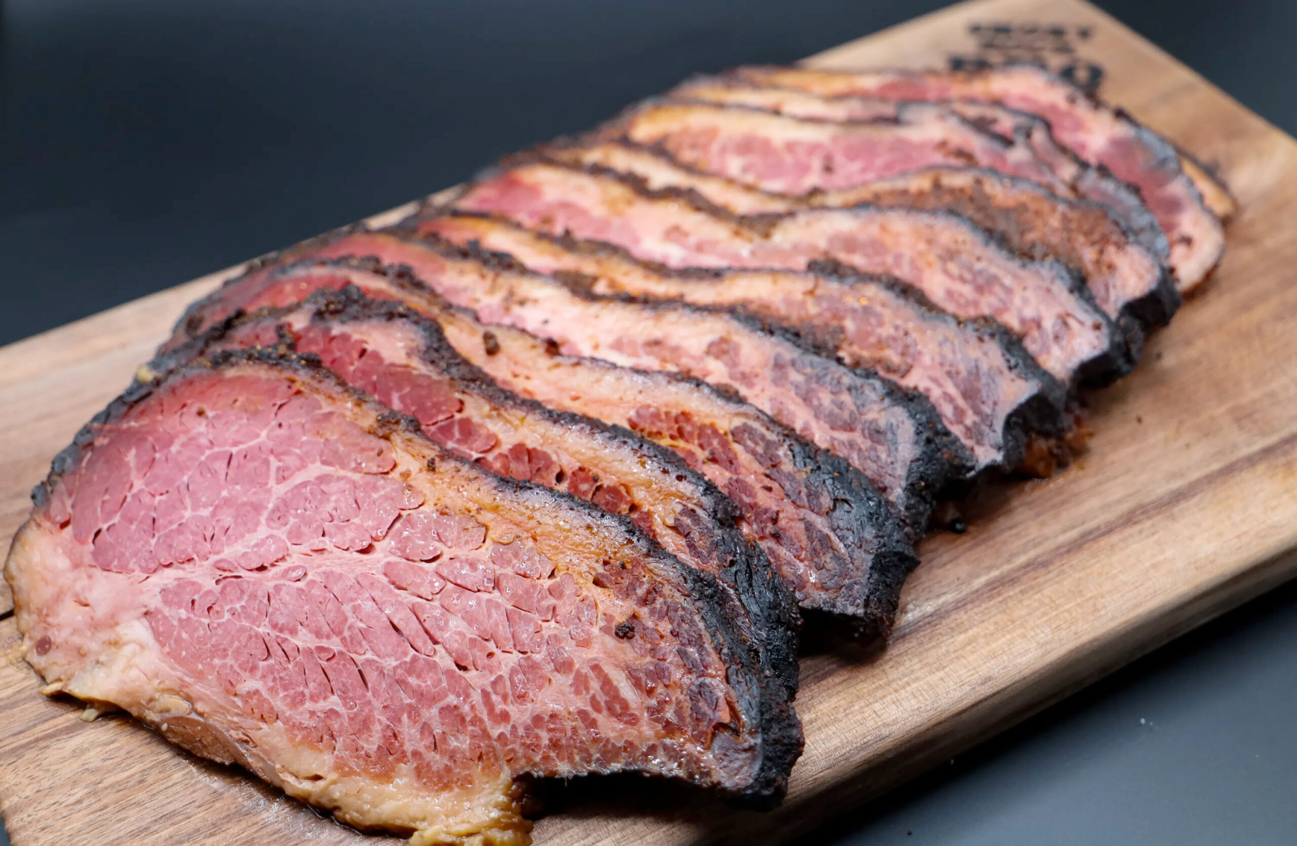 Sliced Smoky Rock BBQ pastrami