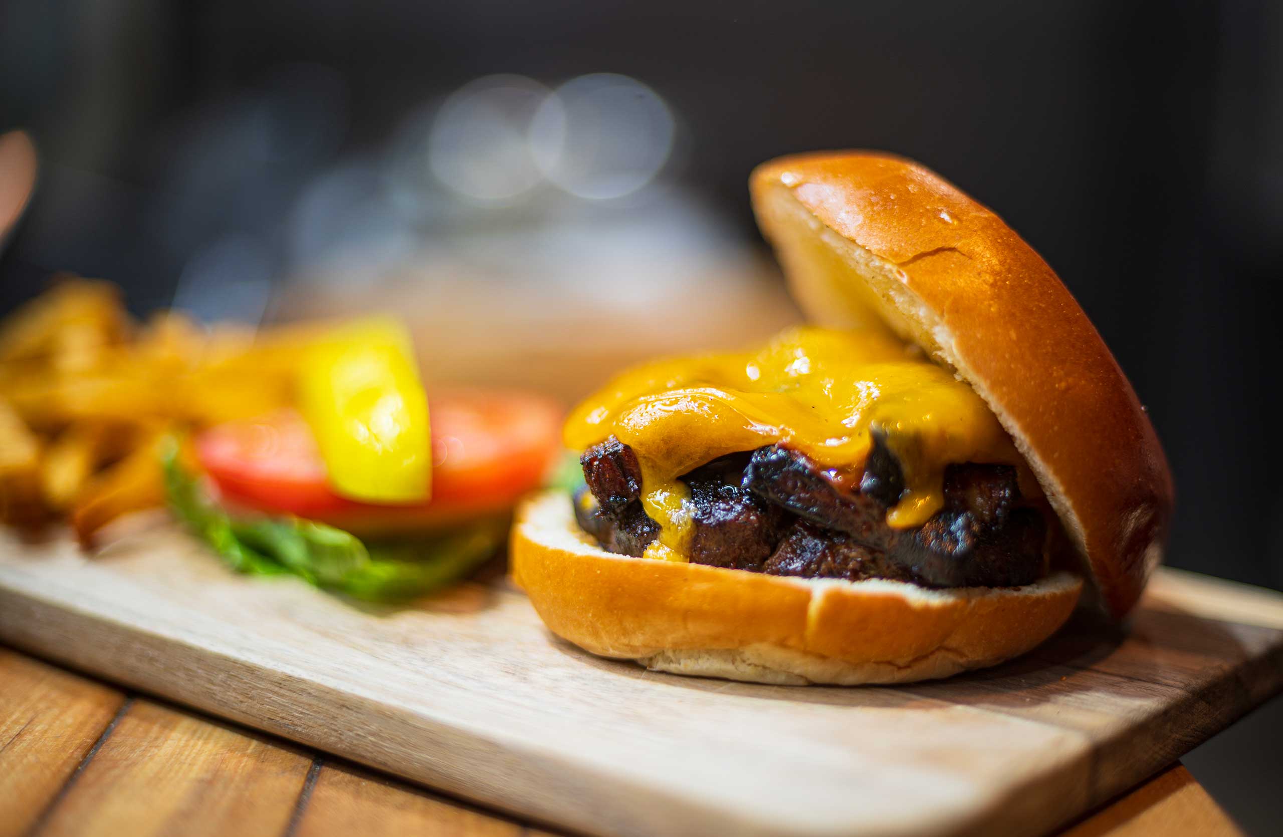Smoky Rock BBQ Ultimate BBQ Burger