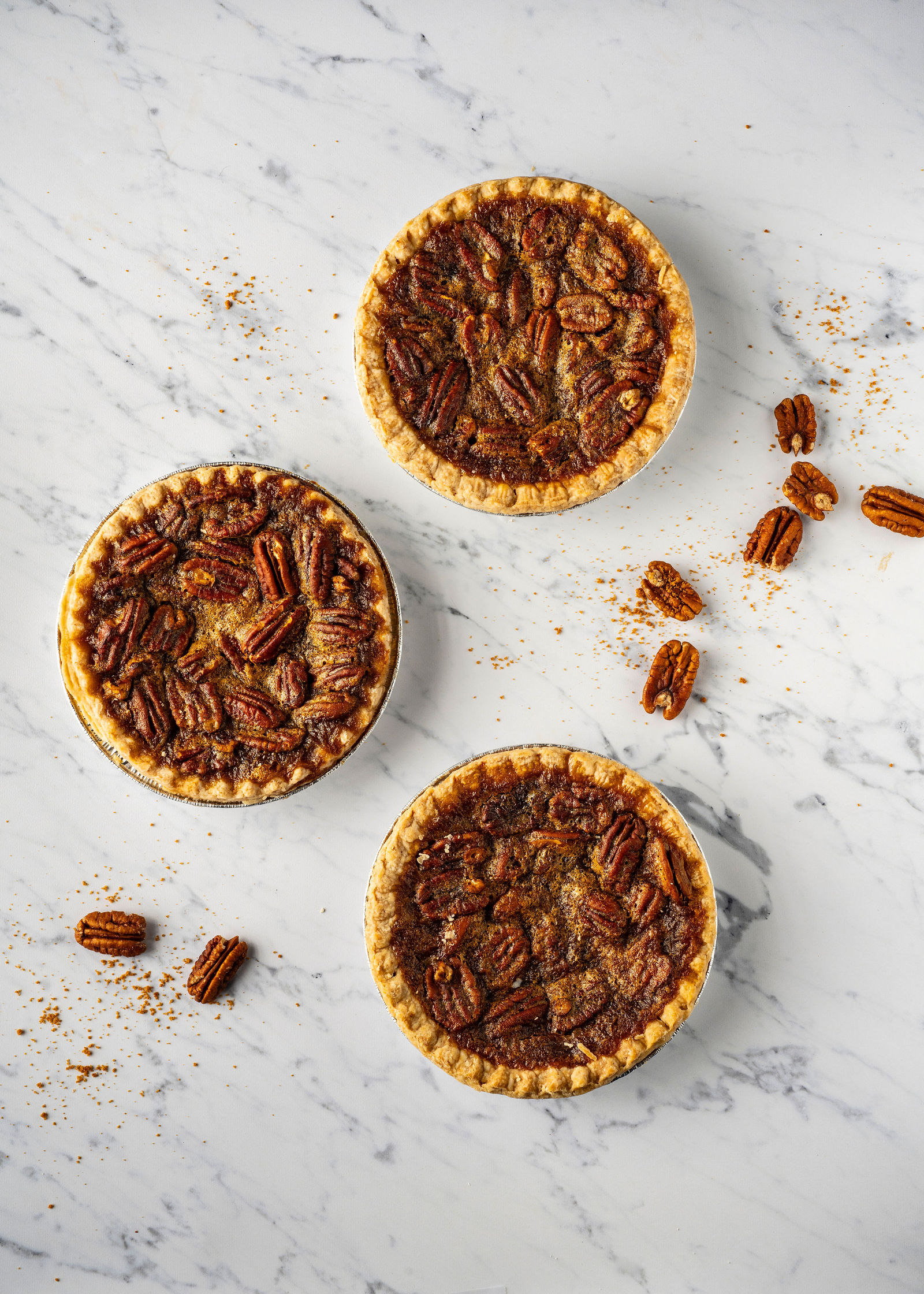 Smoky Rock Bakery maple bourbon pecan pies
