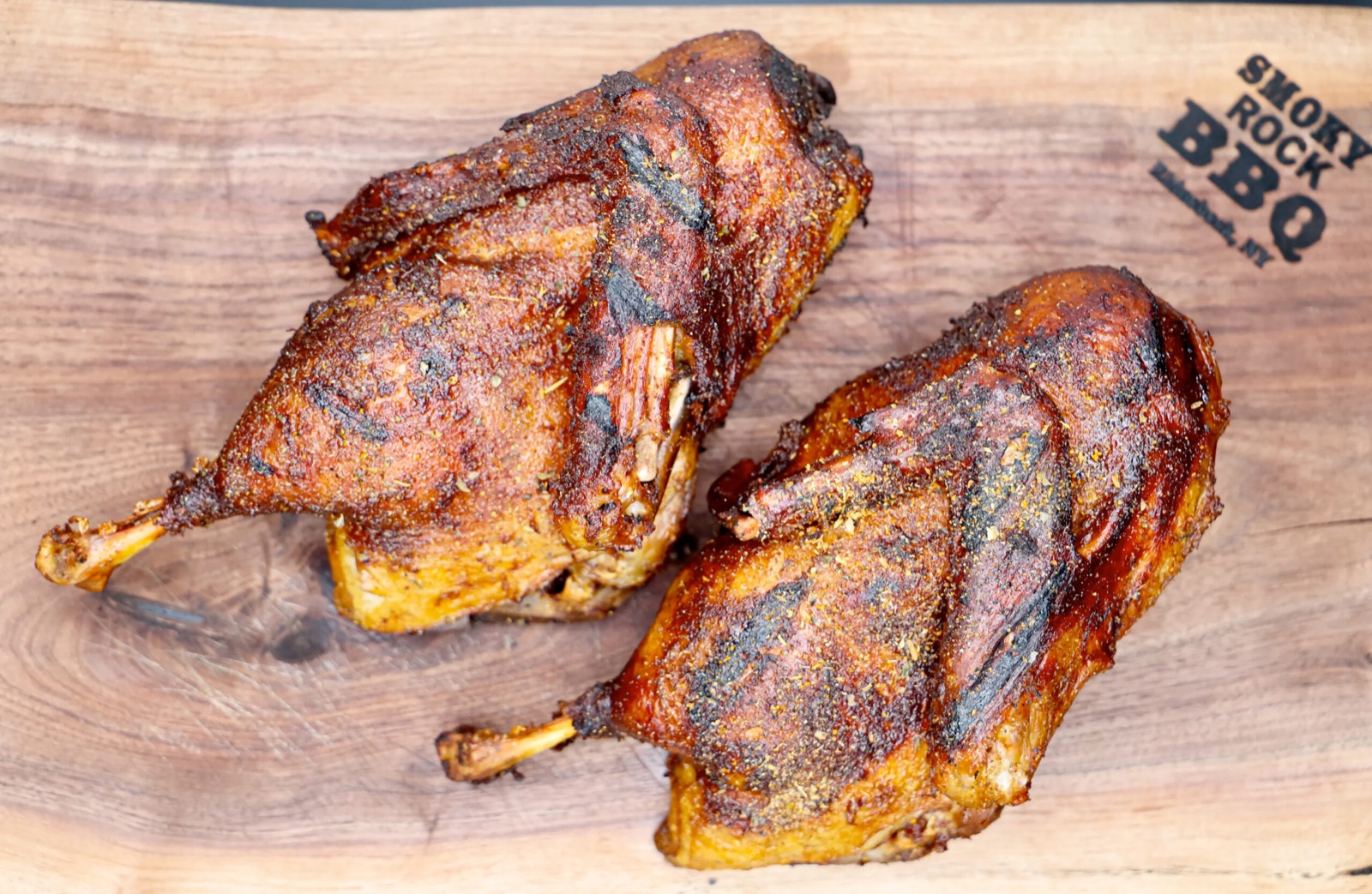 Smoked duck at Smoky Rock BBQ