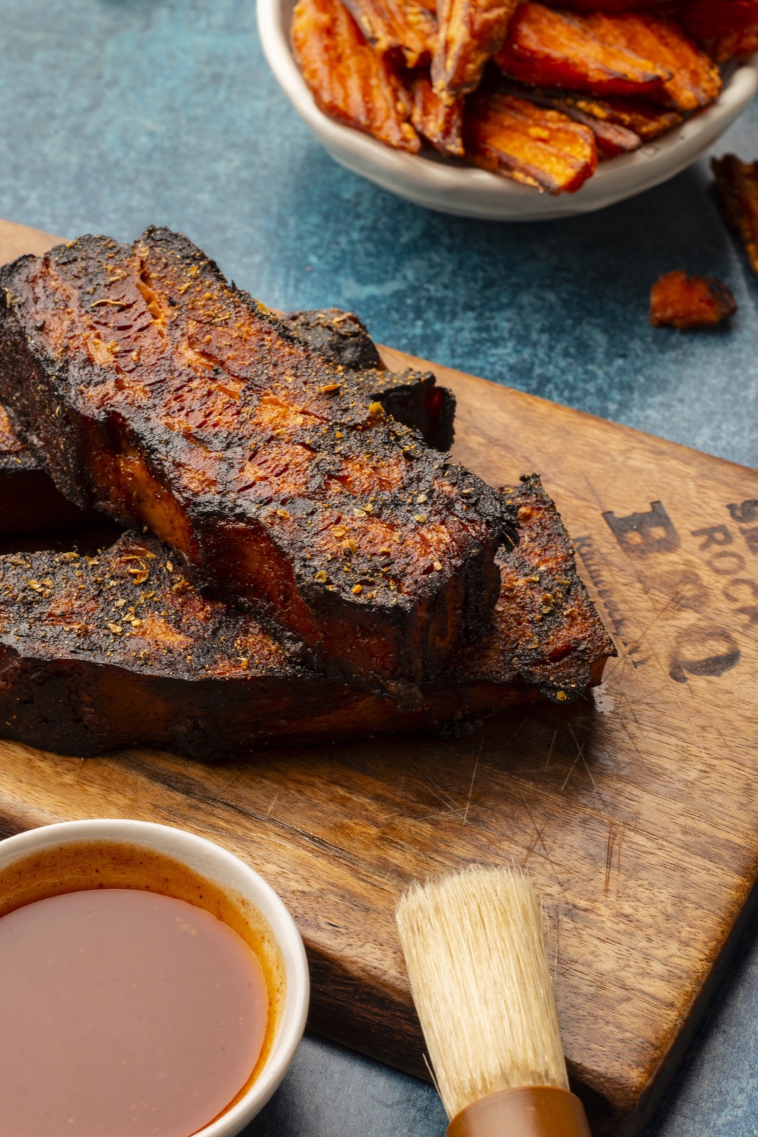 Smoked pork belly at Smoky Rock BBQ
