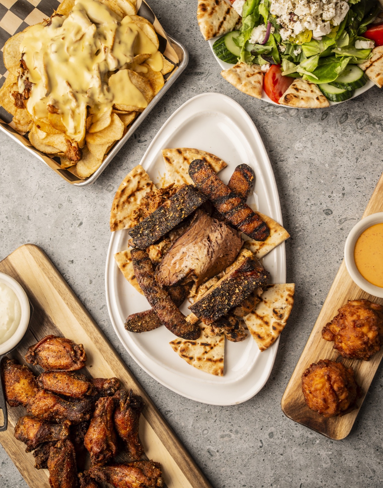 Smoky Rock BBQ takeout and catering meats with sides
