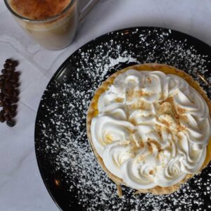 Smoky Rock BBQ Banana Cream Pie w/Cappuccino